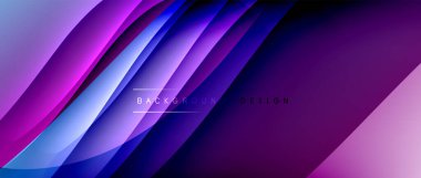 Gölge çizgileri ve parlayan ışık efekti ile akışkan gradyan dalgalar, kapak için modern akış hareketi soyut arkaplan, pankartlar, poster, afiş veya el ilanı