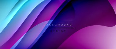 Gölge çizgileri ve parlayan ışık efekti ile akışkan gradyan dalgalar, kapak için modern akış hareketi soyut arkaplan, pankartlar, poster, afiş veya el ilanı