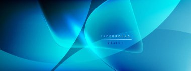 Vektör soyut arkaplan - sıvı kabarcıklar, gölgeler ve ışık efektleri ile sıvı gradyan şekiller. Metin için parlak tasarım şablonu