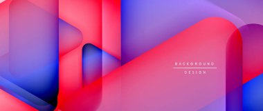 Üçgen geometrik soyut arkaplanı şekillendirir. Üç boyutlu gölge efektleri ve sıvı eğimleri. Metin mesajınız için modern üstüste bindirme formları duvar kağıdı