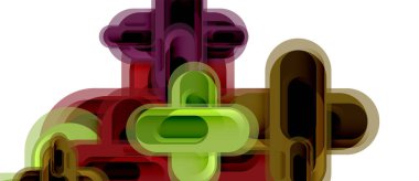 Modern vektör cam çapraz biçimli soyut teknoloji kapak, levha, poster, afiş veya el ilanı için arka plan