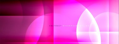 Vektör soyut arkaplan - gölgeler ve ışık efektleri ile sıvı gradyanı üzerinde daire ve çapraz çapraz. Metin için tekno ya da ticari parlak tasarım şablonları