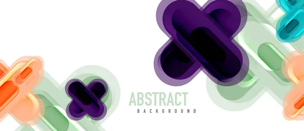 Moderne vector glas cross shape abstracte technologie achtergrond voor cover, plakkaat, poster, banner of flyer — Stockvector