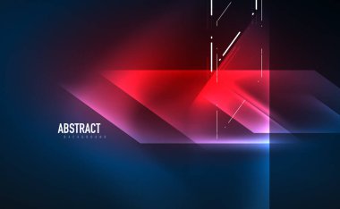 Dinamik neon parlak, soyut bir arkaplan. İş veya teknoloji sunumu, İnternet posteri veya web broşürü kapağı, duvar kağıdı için modaya uygun soyut düzen şablonu