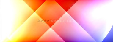 Vektör soyut arkaplan - gölgeler ve ışık efektleri ile sıvı gradyanı üzerinde daire ve çapraz çapraz. Metin için tekno ya da ticari parlak tasarım şablonları