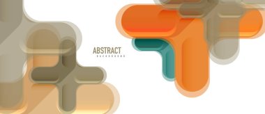 Parlak renkli plastik stil çapraz kompozisyonu, x şekli tasarımı, tekno geometrik modern soyut arkaplan. Moda soyut yerleşim şablonu