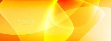 Vektör soyut arkaplan - sıvı kabarcıklar, gölgeler ve ışık efektleri ile sıvı gradyan şekiller. Metin için parlak tasarım şablonu