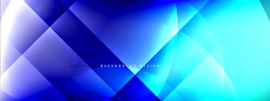 Vektör soyut arkaplan - gölgeler ve ışık efektleri ile sıvı gradyanı üzerinde daire ve çapraz çapraz. Metin için tekno ya da ticari parlak tasarım şablonları