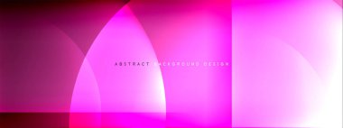 Vektör soyut arkaplan - gölgeler ve ışık efektleri ile sıvı gradyanı üzerinde daire ve çapraz çapraz. Metin için tekno ya da ticari parlak tasarım şablonları