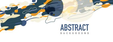 Moda sıvı biçimi, soyut tasarım şekilleri, pankartlar, broşürler, posterler, web iniş sayfaları, kapaklar veya pankartlar için dinamik vektör arkaplanı