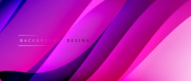 Gölge çizgileri ve parlayan ışık efekti ile akışkan gradyan dalgalar, kapak için modern akış hareketi soyut arkaplan, pankartlar, poster, afiş veya el ilanı