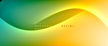 Gölge çizgileri ve parlayan ışık efekti ile akışkan gradyan dalgalar, kapak için modern akış hareketi soyut arkaplan, pankartlar, poster, afiş veya el ilanı