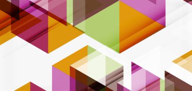 Geometrik soyut arkaplan, mozaik üçgen ve altıgen şekiller. İş veya teknoloji sunumu, İnternet posteri veya web broşürü kapağı, duvar kağıdı için modaya uygun soyut düzen şablonu