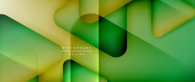 Üçgen geometrik soyut arkaplanı şekillendirir. Üç boyutlu gölge efektleri ve sıvı eğimleri. Metin mesajınız için modern üstüste bindirme formları duvar kağıdı