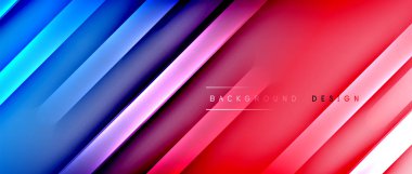 Parlak neon çizgileri soyut arkaplan