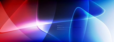 Vektör soyut arkaplan - sıvı kabarcıklar, gölgeler ve ışık efektleri ile sıvı gradyan şekiller. Metin için parlak tasarım şablonu