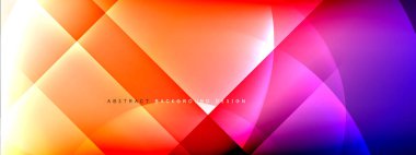 Vektör soyut arkaplan - gölgeler ve ışık efektleri ile sıvı gradyanı üzerinde daire ve çapraz çapraz. Metin için tekno ya da ticari parlak tasarım şablonları