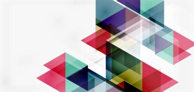 Geometrik soyut arkaplan, mozaik üçgen ve altıgen şekiller. İş veya teknoloji sunumu, İnternet posteri veya web broşürü kapağı, duvar kağıdı için modaya uygun soyut düzen şablonu