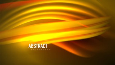 Akışkan dalga çizgileri arka plan. İş veya teknoloji sunumu, İnternet posteri veya web broşürü kapağı, duvar kağıdı için modaya uygun soyut düzen şablonu