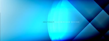 Vektör soyut arkaplan - gölgeler ve ışık efektleri ile sıvı gradyanı üzerinde daire ve çapraz çapraz. Metin için tekno ya da ticari parlak tasarım şablonları