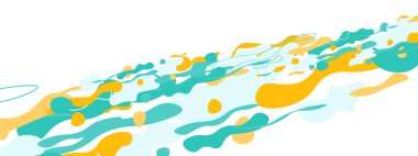 Moda sıvı biçimi, soyut tasarım şekilleri, pankartlar, broşürler, posterler, web iniş sayfaları, kapaklar veya pankartlar için dinamik vektör arkaplanı