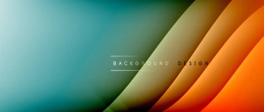 Gölge çizgileri ve parlayan ışık efekti ile akışkan gradyan dalgalar, kapak için modern akış hareketi soyut arkaplan, pankartlar, poster, afiş veya el ilanı