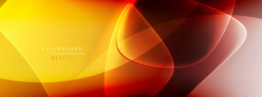 Vektör soyut arkaplan - sıvı kabarcıklar, gölgeler ve ışık efektleri ile sıvı gradyan şekiller. Metin için parlak tasarım şablonu