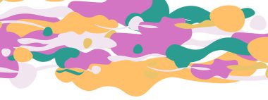 Moda sıvı biçimi, soyut tasarım şekilleri, pankartlar, broşürler, posterler, web iniş sayfaları, kapaklar veya pankartlar için dinamik vektör arkaplanı