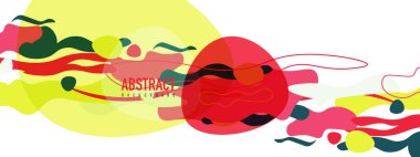 Moda sıvı biçimi, soyut tasarım şekilleri, pankartlar, broşürler, posterler, web iniş sayfaları, kapaklar veya pankartlar için dinamik vektör arkaplanı