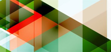 Geometrik soyut arkaplan, mozaik üçgen ve altıgen şekiller. İş veya teknoloji sunumu, İnternet posteri veya web broşürü kapağı, duvar kağıdı için modaya uygun soyut düzen şablonu