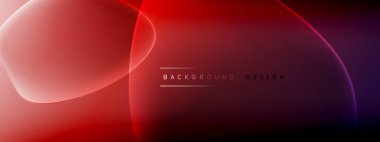 Vektör soyut arkaplan - sıvı kabarcıklar, gölgeler ve ışık efektleri ile sıvı gradyan şekiller. Metin için parlak tasarım şablonu