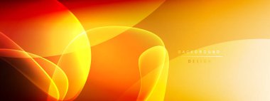 Vektör soyut arkaplan - sıvı kabarcıklar, gölgeler ve ışık efektleri ile sıvı gradyan şekiller. Metin için parlak tasarım şablonu