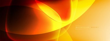 Vektör soyut arkaplan - sıvı kabarcıklar, gölgeler ve ışık efektleri ile sıvı gradyan şekiller. Metin için parlak tasarım şablonu