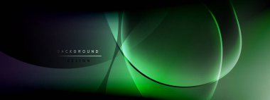 Vektör soyut arkaplan - sıvı kabarcıklar, gölgeler ve ışık efektleri ile sıvı gradyan şekiller. Metin için parlak tasarım şablonu