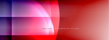 Vektör soyut arkaplan - gölgeler ve ışık efektleri ile sıvı gradyanı üzerinde daire ve çapraz çapraz. Metin için tekno ya da ticari parlak tasarım şablonları