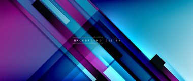 Sıvı renk eğiminde dinamik çizgiler. Metnin, logonuz veya grafikleriniz için modaylı geometrik soyut arkaplan