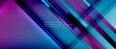 Sıvı renk eğiminde dinamik çizgiler. Metnin, logonuz veya grafikleriniz için modaylı geometrik soyut arkaplan