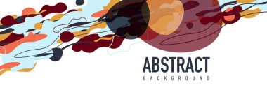 Moda sıvı biçimi, soyut tasarım şekilleri, pankartlar, broşürler, posterler, web iniş sayfaları, kapaklar veya pankartlar için dinamik vektör arkaplanı