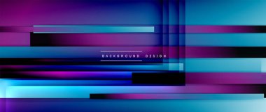 Sıvı renk eğiminde dinamik çizgiler. Metnin, logonuz veya grafikleriniz için modaylı geometrik soyut arkaplan