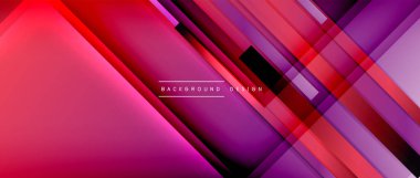 Sıvı renk eğiminde dinamik çizgiler. Metnin, logonuz veya grafikleriniz için modaylı geometrik soyut arkaplan