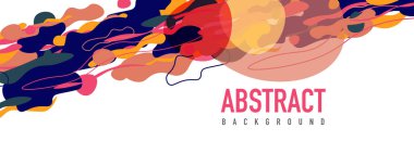 Moda sıvı biçimi, soyut tasarım şekilleri, pankartlar, broşürler, posterler, web iniş sayfaları, kapaklar veya pankartlar için dinamik vektör arkaplanı