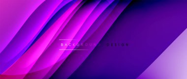 Gölge çizgileri ve parlayan ışık efekti ile akışkan gradyan dalgalar, kapak için modern akış hareketi soyut arkaplan, pankartlar, poster, afiş veya el ilanı