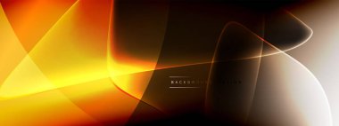 Vektör soyut arkaplan - sıvı kabarcıklar, gölgeler ve ışık efektleri ile sıvı gradyan şekiller. Metin için parlak tasarım şablonu