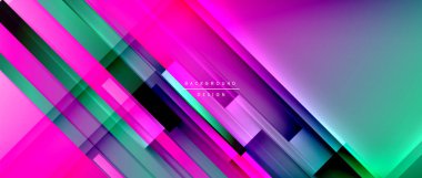 Sıvı renk eğiminde dinamik çizgiler. Metnin, logonuz veya grafikleriniz için modaylı geometrik soyut arkaplan