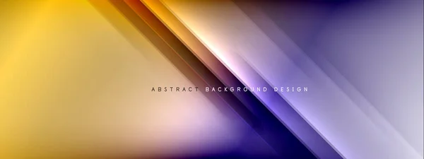 Motion concept neon glanzende lijnen op vloeibare kleur gradiënten abstracte achtergronden. Dynamische schaduwen en lichtsjablonen voor tekst — Stockvector