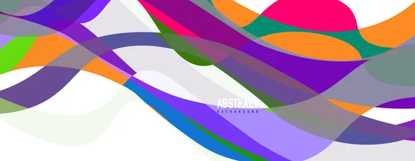 Fluido onda colorido fundo abstrato. Design dinâmico de vetores vibrantes coloridos —  Vetores de Stock