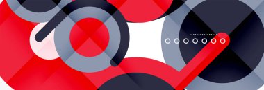 Kapaklar, afişler, el ilanları ve posterler ve diğer şablonlar için çemberler ve çizgiler soyut arkaplan