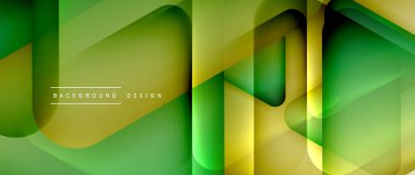 Üçgen geometrik soyut arkaplanı şekillendirir. Üç boyutlu gölge efektleri ve sıvı eğimleri. Metin mesajınız için modern üstüste bindirme formları duvar kağıdı