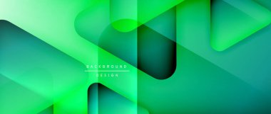 Üçgen geometrik soyut arkaplanı şekillendirir. Üç boyutlu gölge efektleri ve sıvı eğimleri. Metin mesajınız için modern üstüste bindirme formları duvar kağıdı