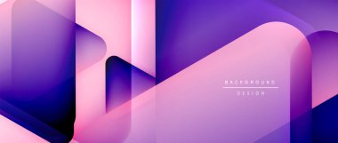 Üçgen geometrik soyut arkaplanı şekillendirir. Üç boyutlu gölge efektleri ve sıvı eğimleri. Metin mesajınız için modern üstüste bindirme formları duvar kağıdı